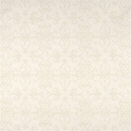 Designer Fabrics 54 in. Wide Beige Vine Trellis Upholstery Fabric A078
